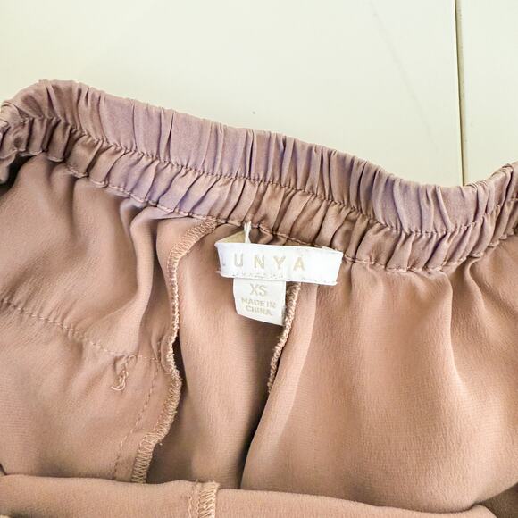 Lunya Washable Silk High Cut Brief Shorts Pink Beige - XS - Picture 6 of 8